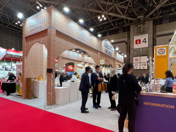 FOODEX JAPAN 2024の台湾ブース