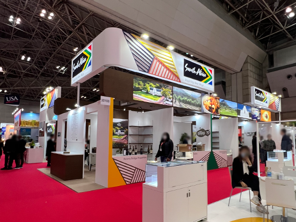 FOODEX JAPAN 2024の南アフリカブース