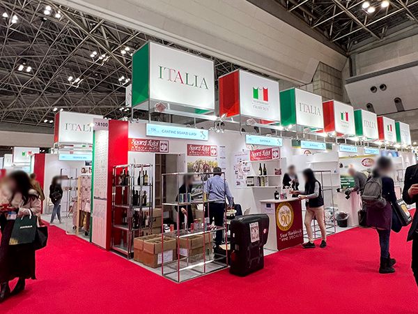 FOODEX JAPAN 2024のイタリアブース