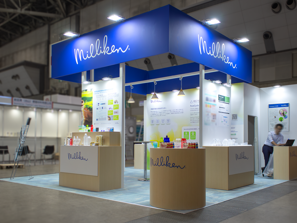 ミリケン・ジャパン(同)様のTOKYO PACK2024 -東京国際包装展- ご出展ブース
