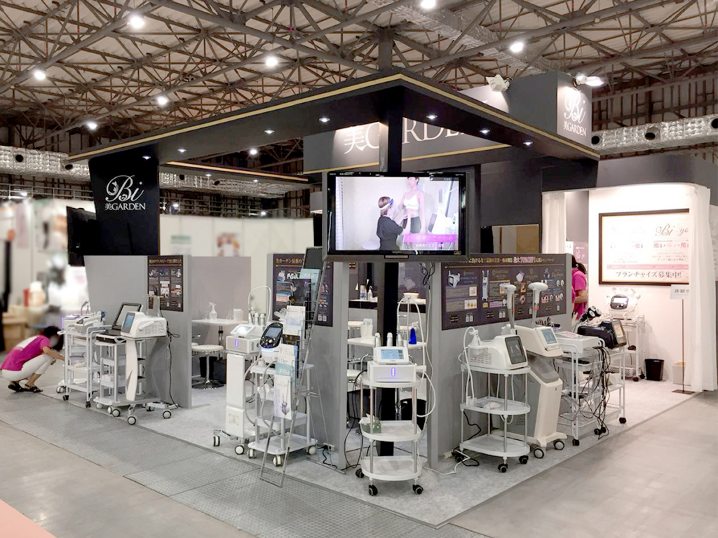 （株）美ガーデン様のダイエット＆ビューティーフェア 2020ご出展ブース