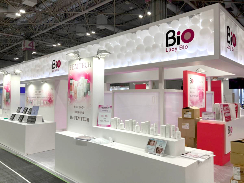 レディーバイオ（株）様　バイオプロポーザー（株）様のブース