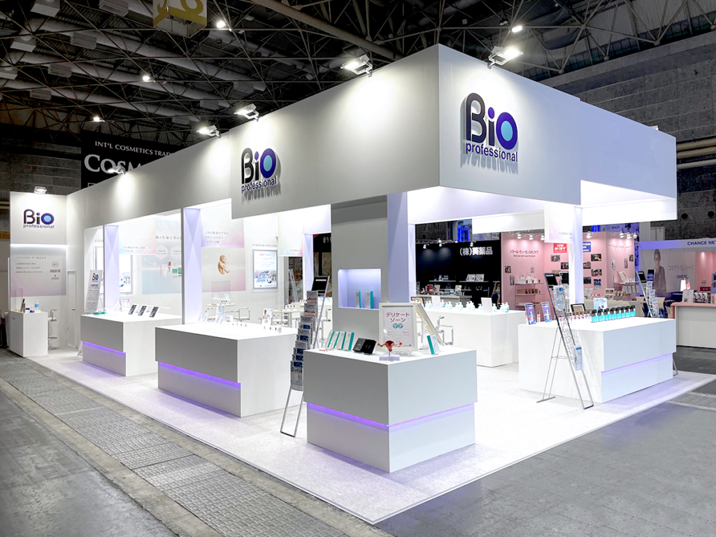 バイオプロポーザー（株）様のCOSME Week 大阪 2021ご出展ブース