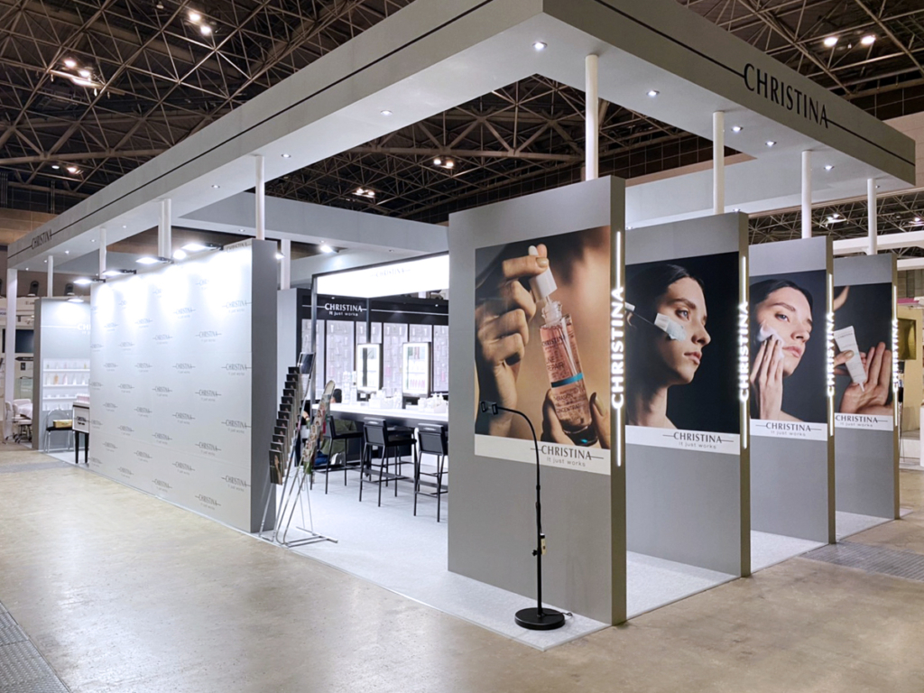 化粧品ブランド様のBeautyworld Japan 東京 2022ご出展ブース