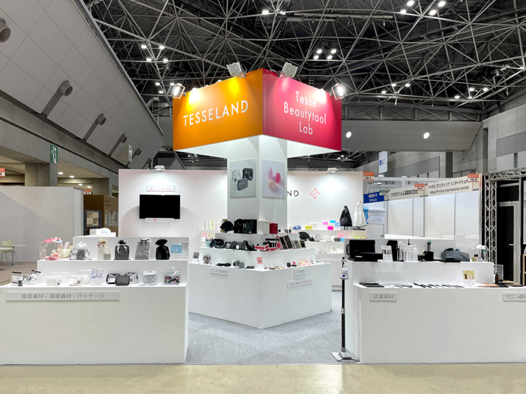 テッセランド（株）様の化粧品開発展 - COSME Tech 2021 - ご出展ブース