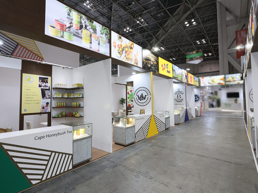 南アフリカ大使館様のFOODEX JAPAN2023 第48回 国際食品・飲料展ご出展ブース