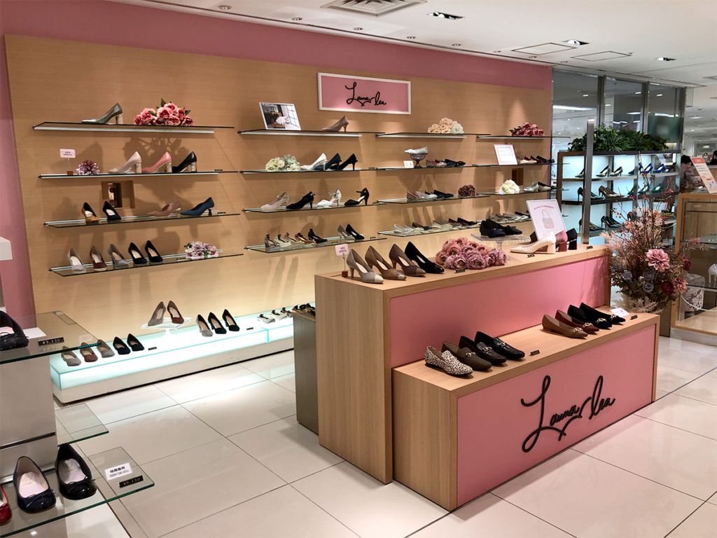 （株）uf.「launa lea」様の新宿小田急百貨店本館３階イベントスペースご出店ブース