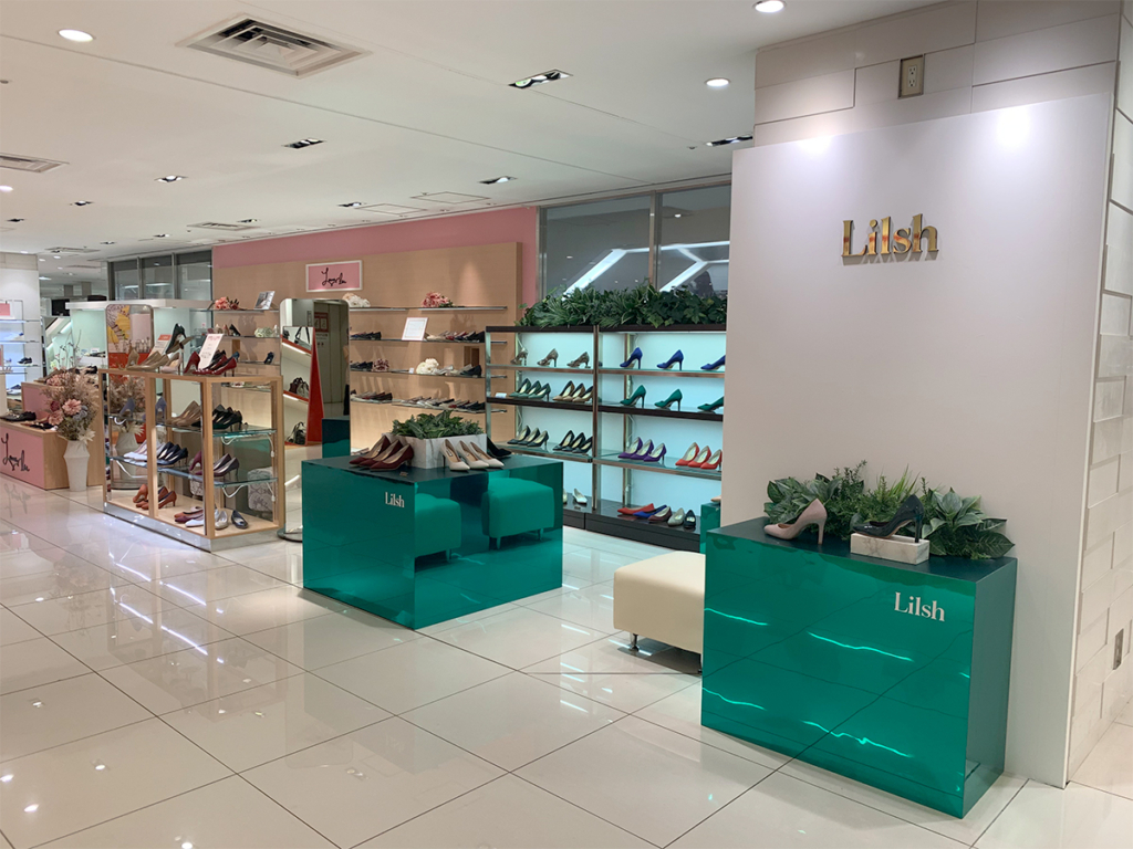 （株）uf.「Lilsh」 様の新宿小田急百貨店本館３階イベントスペースご出店ブース
