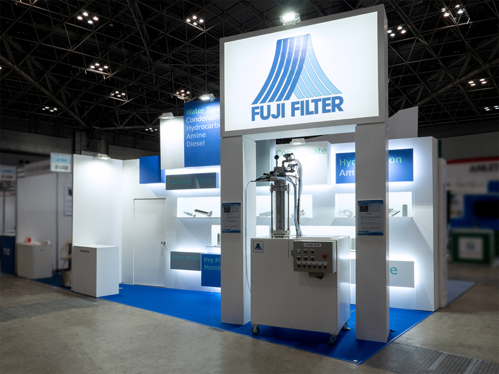 富士フィルター工業㈱様のINCHEM TOKYO 2023ご出展ブース