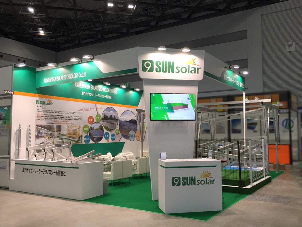 9SUN SOLAR TECHNOLOGY CO., LTD様のPV EXPO 2020ご出展ブース