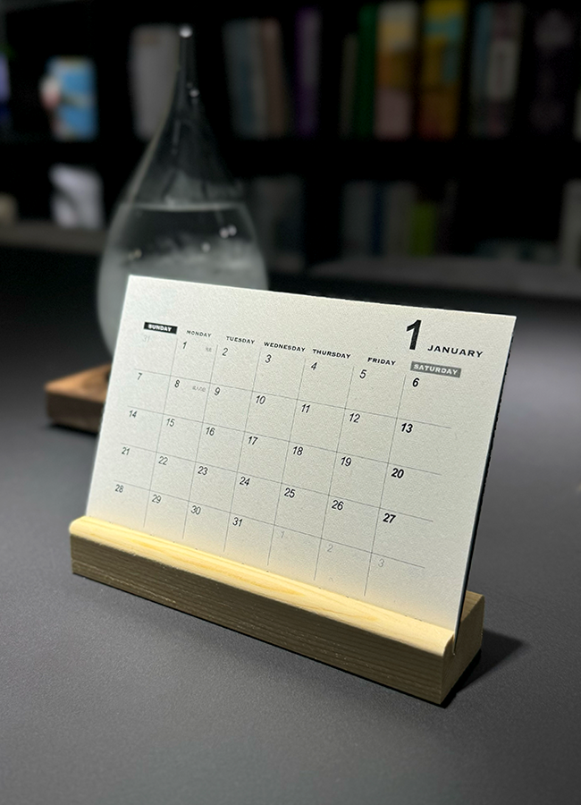 2024年御年賀の自社制作カレンダー