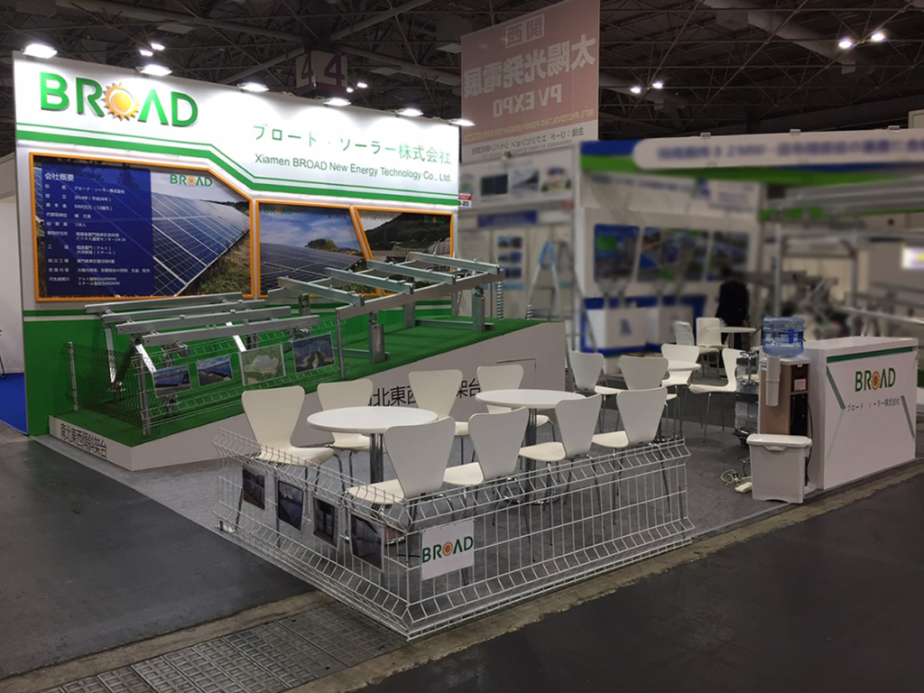 XIAMEN BROAD NEW ENERGY TECHNOLOGY CO.,LTD.様のスマートエネルギーWeek2019ご出展ブース