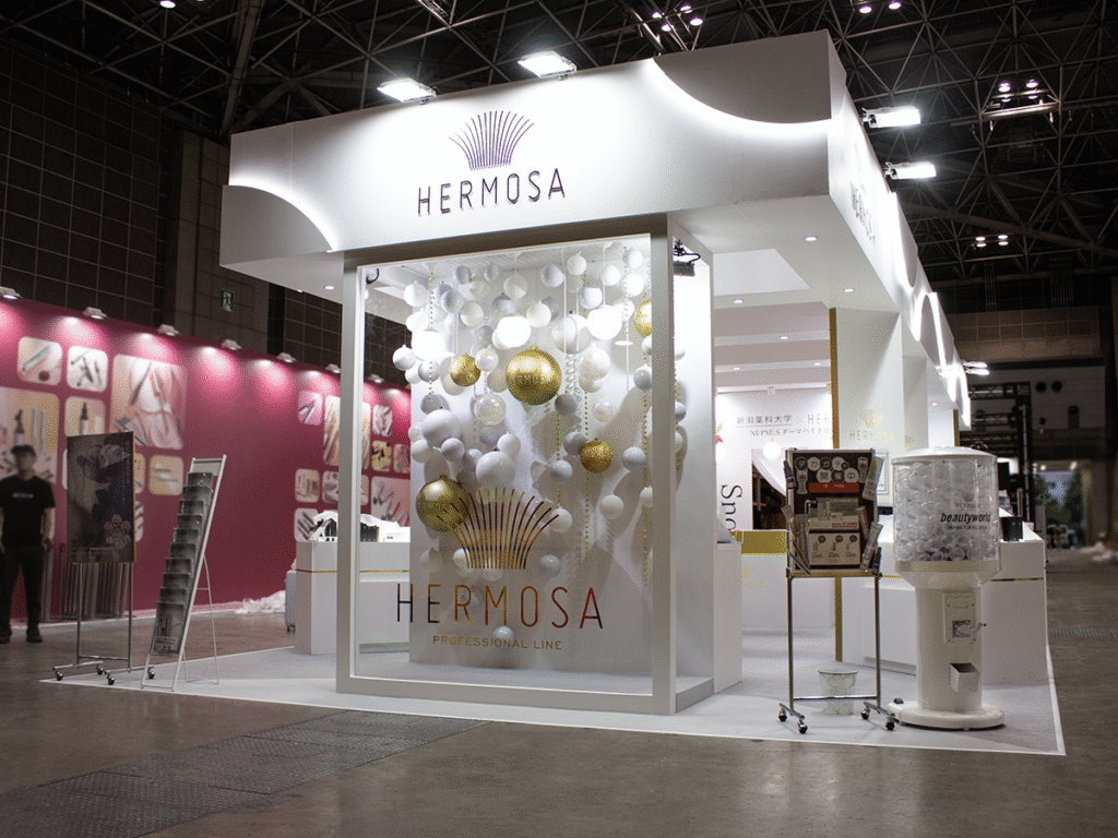 PAPパザパ㈱様のBeautyworld Japan 東京 2024ご出展ブース