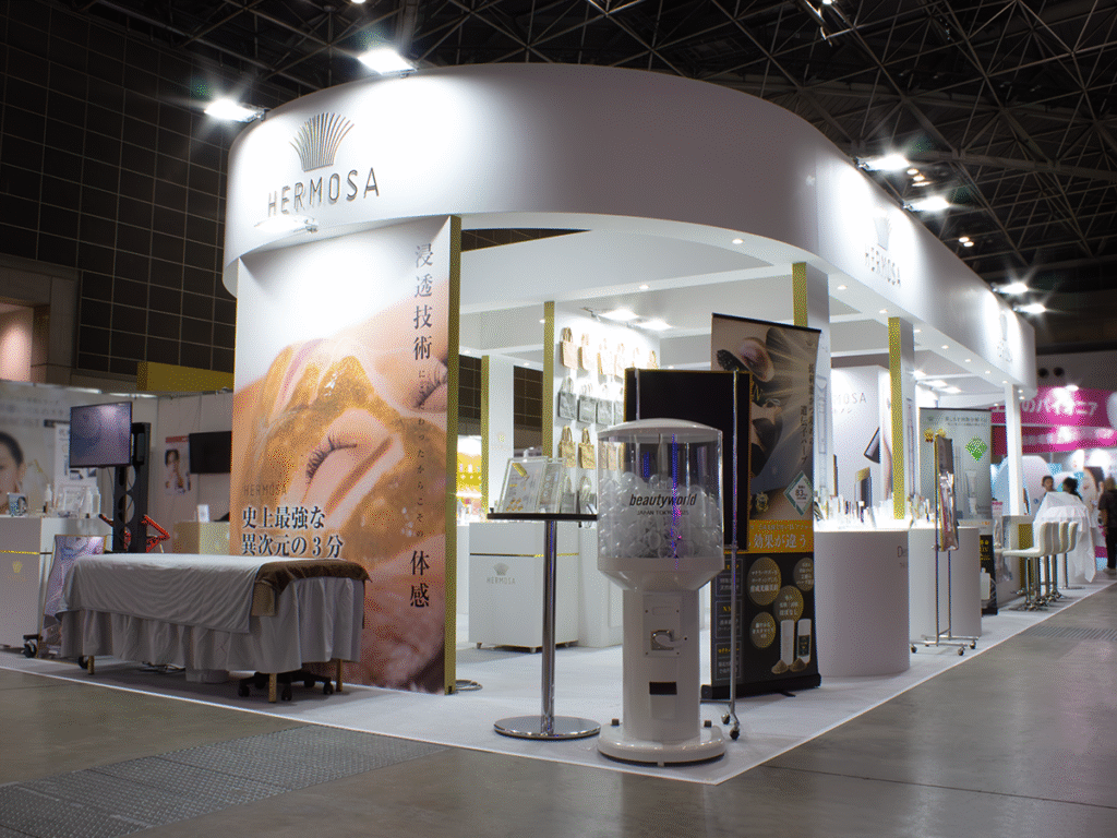 PAPパザパ㈱様のBeautyworld Japan 東京 2025 ご出展ブース