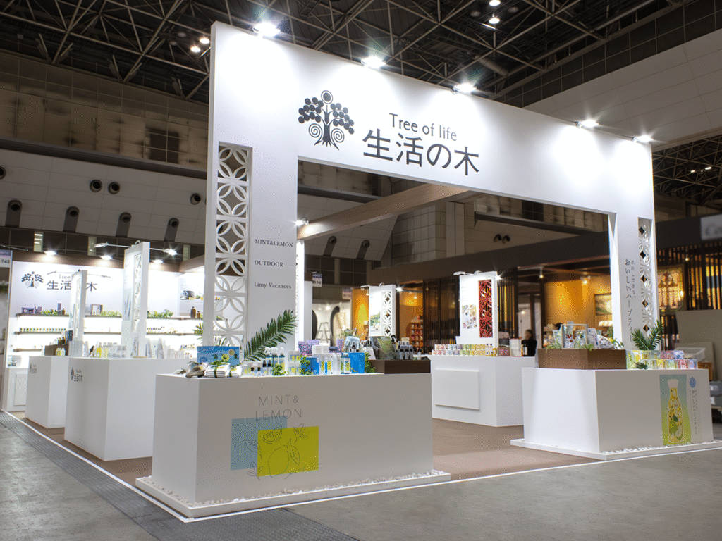 ㈱生活の木様の東京インターナショナルギフト・ショー春2025ご出展ブース