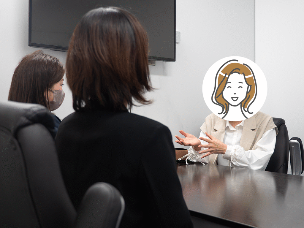 株式会社and to leap様とタック担当者のインタビュー・対談の様子