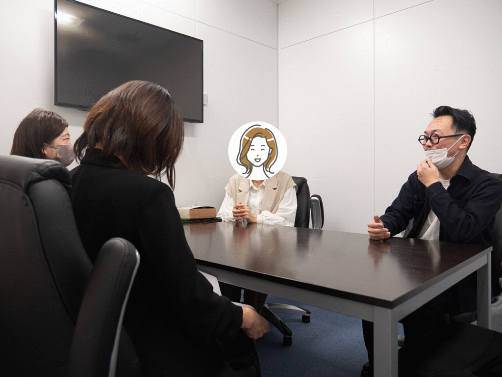 株式会社and to leap様とタック担当者のインタビュー・対談の様子